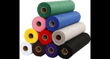 Hobbyvilt b: 45 cm dikte 1 5 mm 10x5m 180-200 g/m2