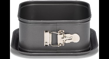 Patisse Springvorm Vierkant 18 X 18 X 8 Cm Staal Antraciet