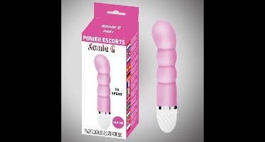 Vibrators Voor Vrouwen – Tarzan Vibrator – Clitoris En G-spot Stimulator – Duo-Vibrator - Power Escorts - Annie G - G Spot Vibrator - 16,5 cm - 10-Speed - BR81 - Roze - gave Cadeaubox
