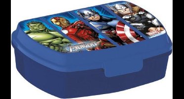 Stor Broodtrommel Avengers 170 X 130 X 55 Mm Blauw