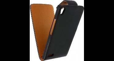 Xccess Leather Flip Case Huawei Ascend P6 Black