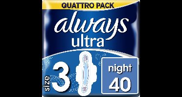 Always - Pads Ultra Night - Quatro Pack