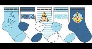 Studio 100 Baby sokjes bumba 5-pack blauw/wit maat 15/17