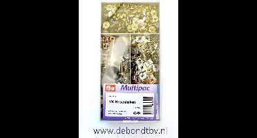 Broekhaken en -staafjes 13 mm zilverkleurig/gebronsd 100 st. - Prym