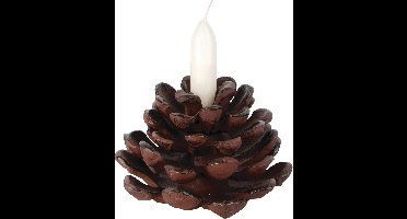 Dennenappel kandelaar groot