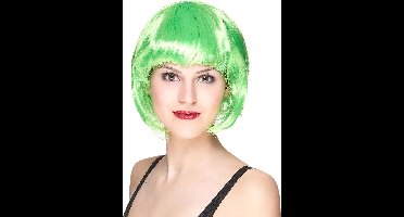 Vegaoo - Korte groene damespruik