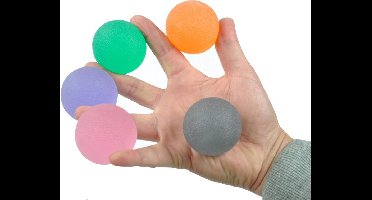 Handtrainer gelbal - zwart - extra sterk