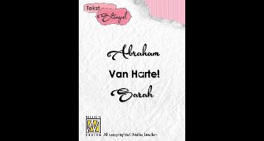 DTCS002 Dutch texts Nellie Snellen - Nederlandse teksten - 50 Abraham, Van Harte, Sarah, jubileum