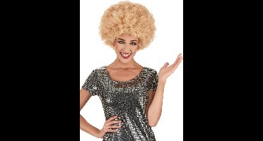 Vegaoo - Blonde disco afropruik voor volwassenen - Blond - One Size