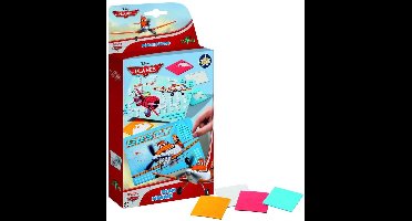 Disney Planes Foam paintings - schilderijtje smaken met foamstickertjes