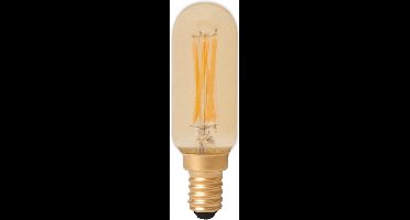 2 stuks Calex LED - buislamp - 3,5W(25W) E14 - Gold -Goud - Dimbaar met Led dimmer