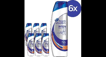 Head & Shoulders Men Ultra Anti-Haaruitval 2in1 Anti-Roos -Voordeelverpakking 6x225ml - Shampoo