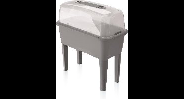 Moestuinbak Kweektafel Respana Planter High Set 77x39x82cm STEENGRIJS Prosperplast