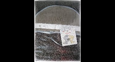 ANEL - badcape - Woezel en Pip - met wafel patroon - Bruin