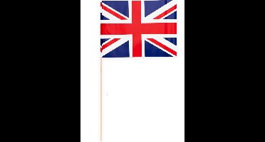 20 Papieren zwaai vlaggen 20 x 30 centimter Union Jack / Verenigd Koninkrijk