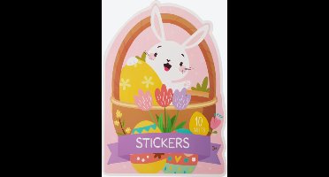 Pasen stickerboek deze kleurrijke stickers, helemaal in thema van Pasen.