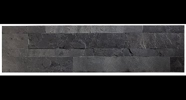Zelfklevend Natuursteen Carbon Black 60x15cm