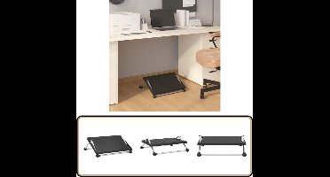 vidaXL - Voetensteun - 45x40x13,5 - cm - zwart