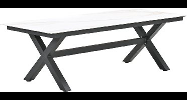 Garden Impressions Marbella Tuintafel Venice White - 240x100 cm