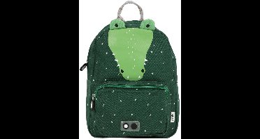 Trixie Rugzak - Mr. Crocodile - Schooltas Waterafstotend - Boekentas voor Kind - Voor Jongens en Meisjes - Geschikt als Gymtas - Groen