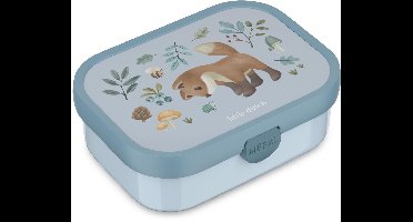 Mepal lunchbox Campus Little Dutch - 750 ml - Broodtrommel met vakjes voor kinderen - Geschikt voor 4 boterhammen - Forest Friends