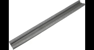 Benson Dubbele tochtrol - 95 cm - grijs - eenvoudig aanpasbaar - effectieve isolatie