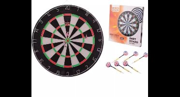 Benson Dartbord met 6 pijlen - Duurzaam ontwerp - Inclusief accessoires