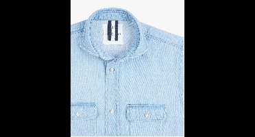 Profuomo Overshirt lichtblauw