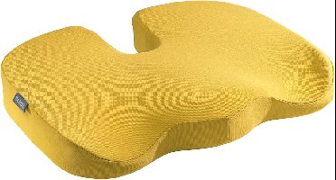 Leitz Ergo Cosy Ergonomisch Zitkussen voor Bureaustoel - Warm Geel
