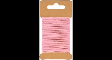 Roze gewaxt draad 10 m - Artemio