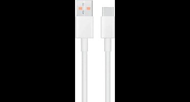 Originele Xiaomi USB-A naar USB-C Kabel 6A 1M Wit