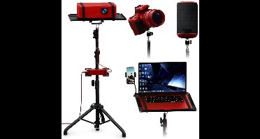 ApexArte® Projector Statief – Beamer Statief Met Laptop Verdieping – Verstelbaar Standaard