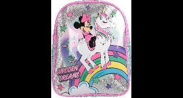 Minnie Mouse Eenhorn Unicorn Glitter Rugzak Rugtas School Tas 3-6 Jaar