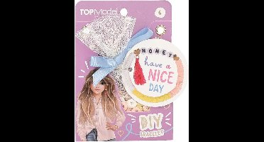 Depesche - TOPModel DIY armbanden Pearlsonals - mot. 6 - have a NICE day