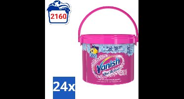 Vanish Oxi Action - Vlekkenverwijderaar Poeder - Levendige Kleuren - Gekleurde Was - 2.7 Kg - Voordeelverpakking - 24 stuks