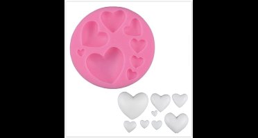 Silicone mold, Hearts