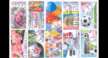 10 Luxe verschillende Cadeau enveloppen - 16x9cm - Gratis verzonden - Assorti 2025-402