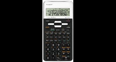 Sharp wetenschappelijke rekenmachine - EL531THBWH - zwart/wit - 1x LR44 batterij - SH-EL531THBWH