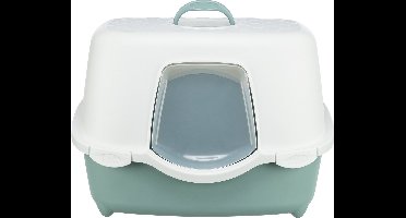 Trixie - Kattenbak - Davio - Groen/Wit - 56X39X39 cm