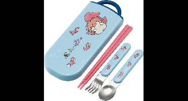 Ghibli - Ponyo on the Cliff - Set Eetstokjes Lepel vork Ponyo in de Oceaan