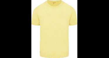 King Essentials The Steve T-Shirt Lichtgeel - Maat XL - Heren - Casual T-shirts