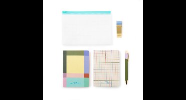 Kikkerland Notitieboek voor onderweg - Noteren - Onderweg - Kantoor - Notitieboekje