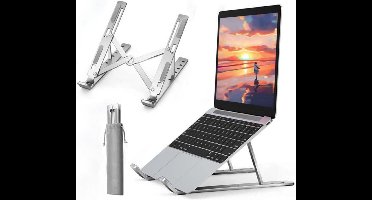 ApexArte® Laptop Standaard - Laptop Stand - Verhoging - Zilver