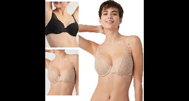 BH met beugel sens | voorgevormd | beige | special you | Ysabel Mora | Maat:70C