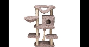 Beeztees Duco - Krabpaal - Taupe - 60x45x126 cm