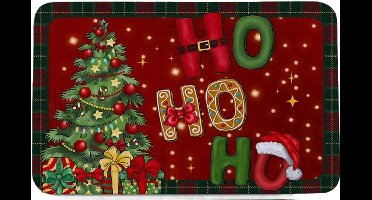 S&E Kerst deurmat (40 x 60 cm) - Zacht, Absorberend en Antislip - Kerstmis