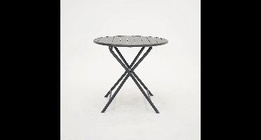 Tuintafel Globe 80cm rond grijs