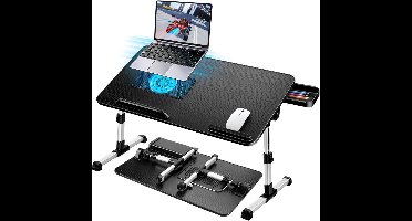 ApexArte® Verstelbare Laptop Tafel - Rollend Bureau