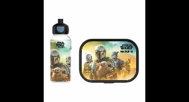 Mepal lunchset (pop-up fles & lunchbox) Campus - 400 + 750 ml - Broodtrommel en Drinkbeker voor kinderen - Bento box - Pop-up drinkfles - Star Wars