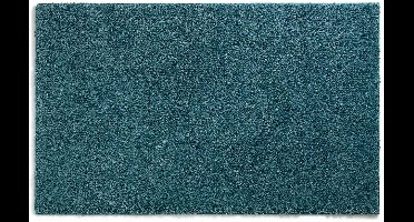 Badmat, 100 x 60 cm, Polyester, Petrol Blauw - Kela | Maja